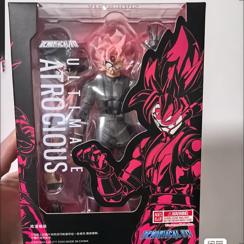 Demoniacal Fit Dragon Ball S.H.Figuarts Shf Ultimate Atrocious Black Goku Zamasu  Action Figures Model Collectible Boy Toys