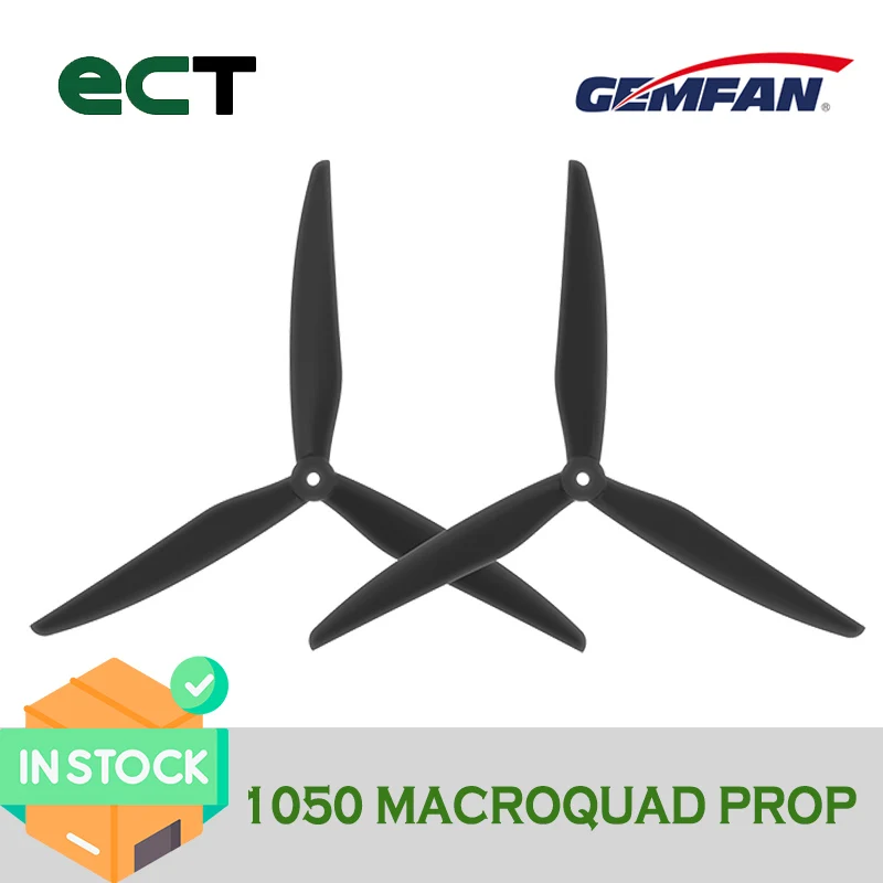 

GEMFAN 1050 Macroquad Prop 3 Blade Propeller Flash Props for RC FPV Racing Freestyle Parts set of 4