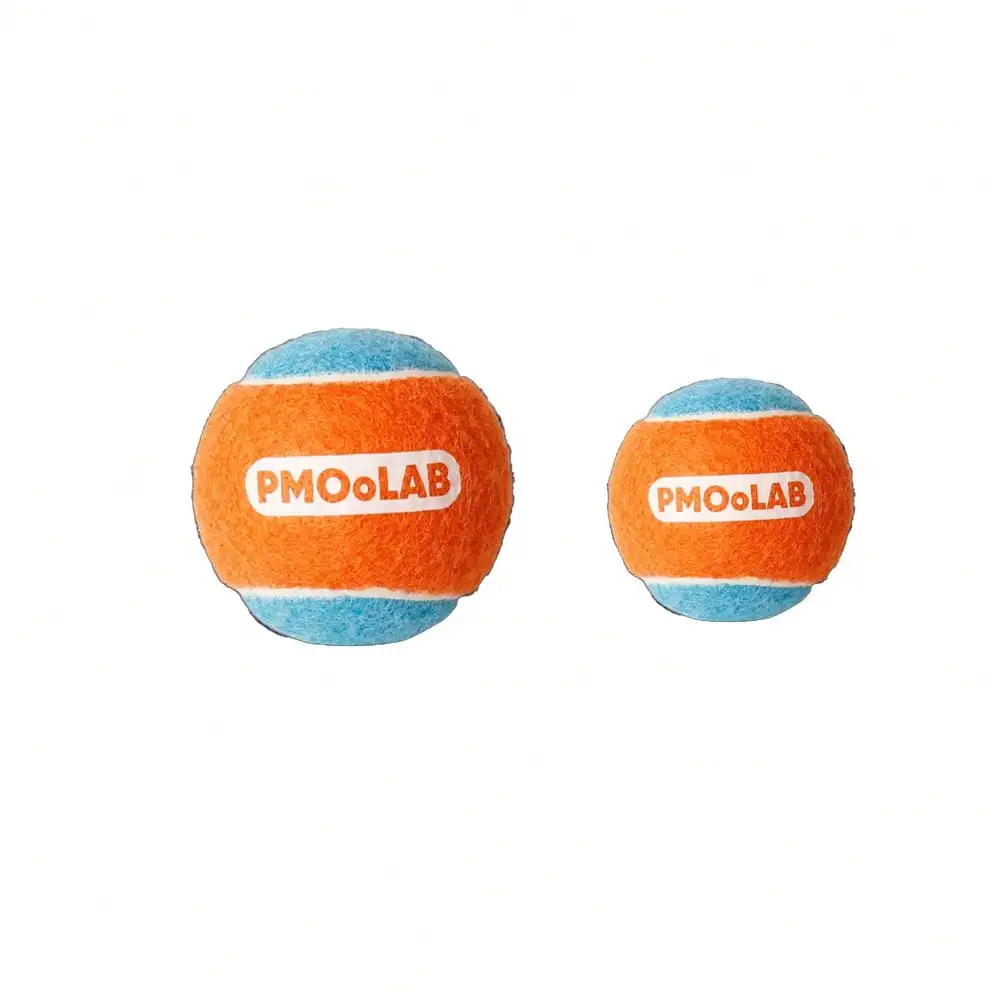 

[4-Pack] Pet Interactive Squeaky Tennis Balls | High Bounce Durable Rubber | Built-In Vocal Device | Outdoor Training Toys | Soft Plush Surface Protects Teeth | Suitable For Medium & Large Dogs