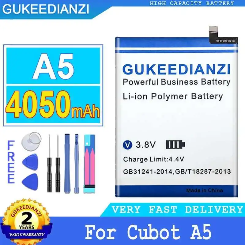 

4050Mah Reliable Power Supply Long-Lasting Performance For Cubot A5 Mobile Phone Battery