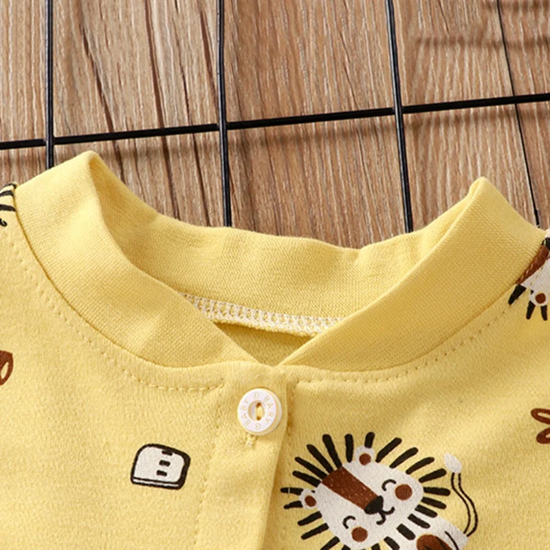 Unisex Girls Boys Pajamas Long Sleeve Sleepwear Button-Down 2 Pcs Pjs Set Snug Fit Sleepwear