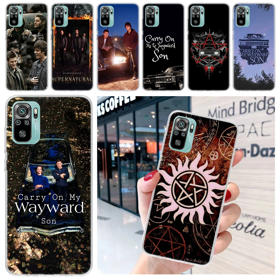 Babaite Supernatural SPN Dean And Sam Soft Phone Case for Xiaomi Redmi Note 13 12 12S 11S 11T 11E 10S 10 Pro 9 9S 9T 8 8T 7 Plus