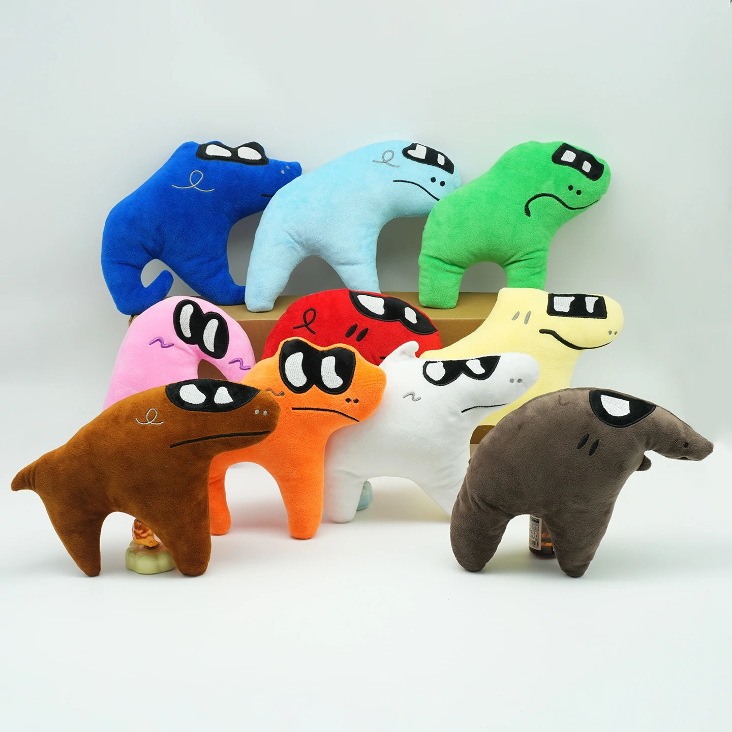 TreasuringU Horse Races Tests Plush Toy Colourful HRT Horse Stuffed Doll Funny Game Horse Plushie Soft Pillow Birthday Gifts