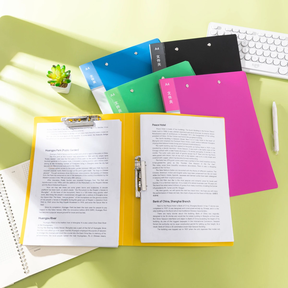 

5 шт. утолщенные одинарные и двойные прочные папки для файлов для организации офисных документов, папки с сильным разрешением, папки Qin, папки для тестовой бумаги