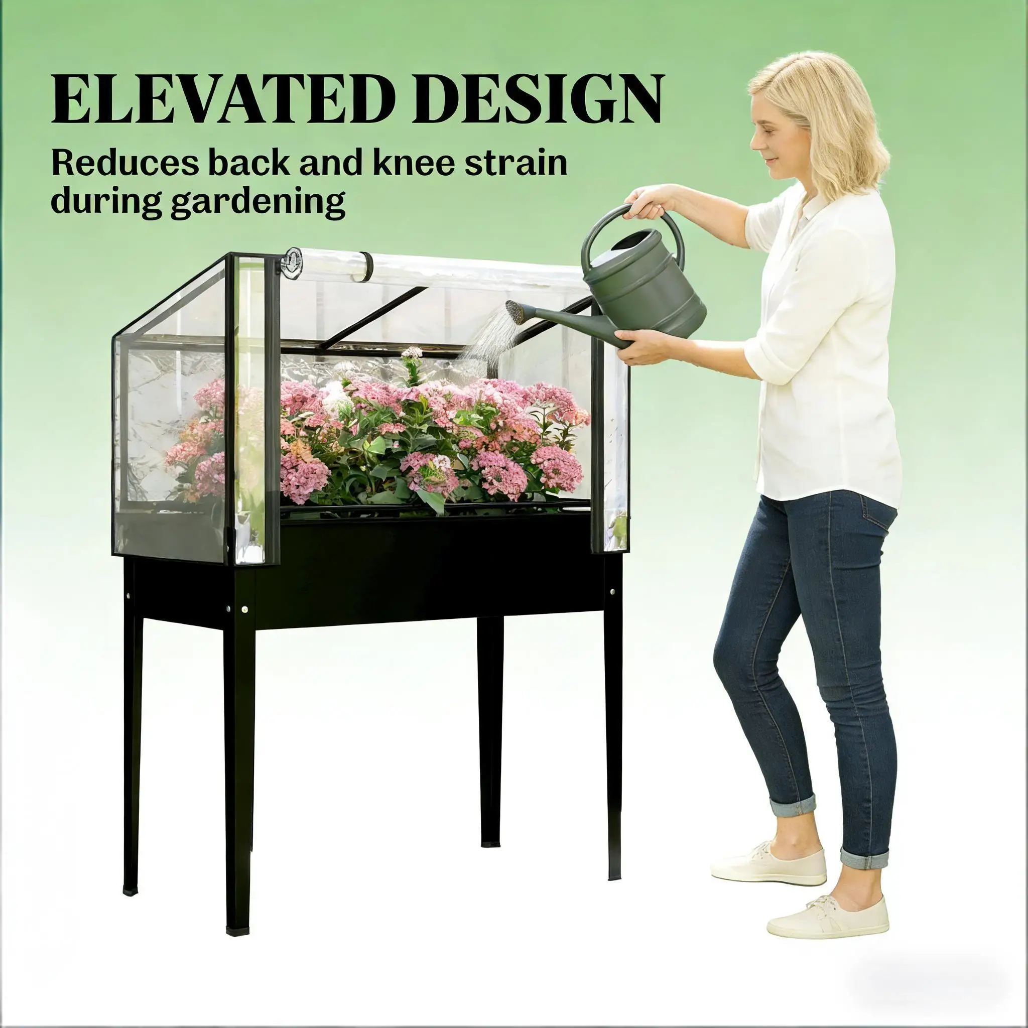 Spacious Raised Garden Bed,Flower Boxs,Elevated Plant Boxs
