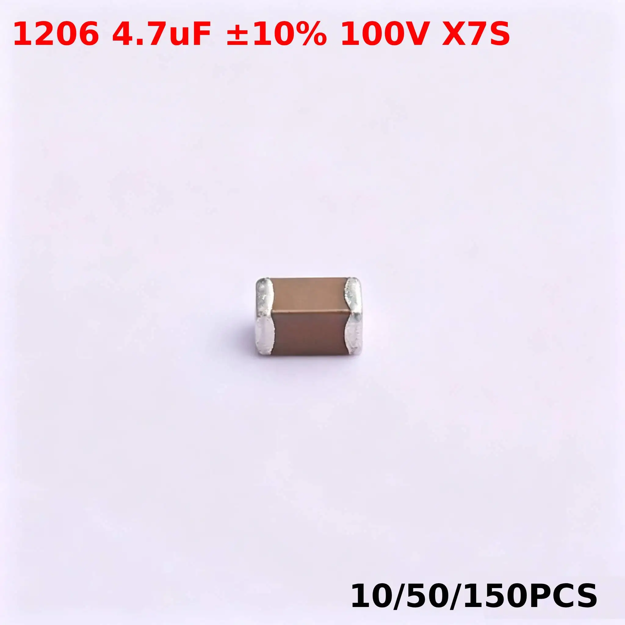 10/50/150PCS New GRM31CC72A475KE11L 1206 4.7uF ±10% 100V X7S MLCC
