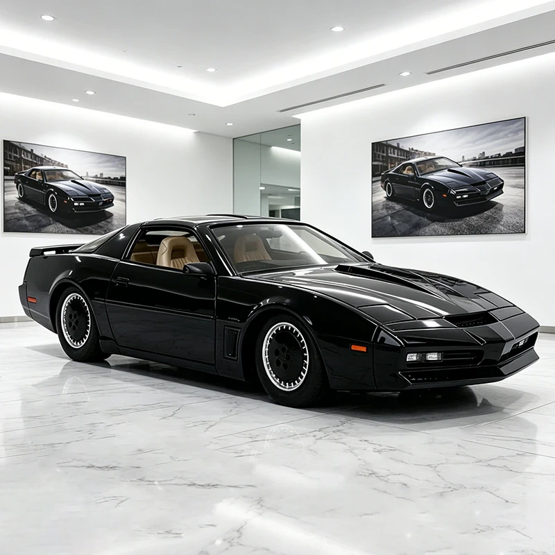 JADA 1:24 Knight Rider K.I.T.T. KITT 1982 Legierungsauto-Modelle & Fahrzeugmodelle Miniaturmodellauto für Sammlung und Geschenk