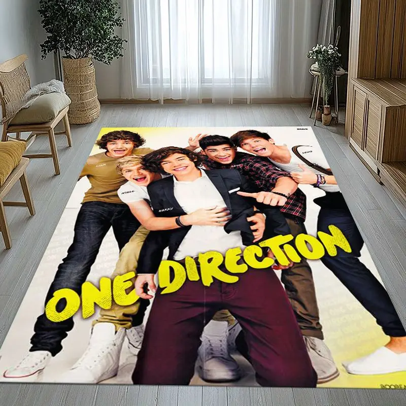 Fashion One D-Direction Boy Band Area Rug,Soft Non-Slip Carpet Mat for Living Room Bedroom Playroom,Sofa Floor Rug,Home Decor