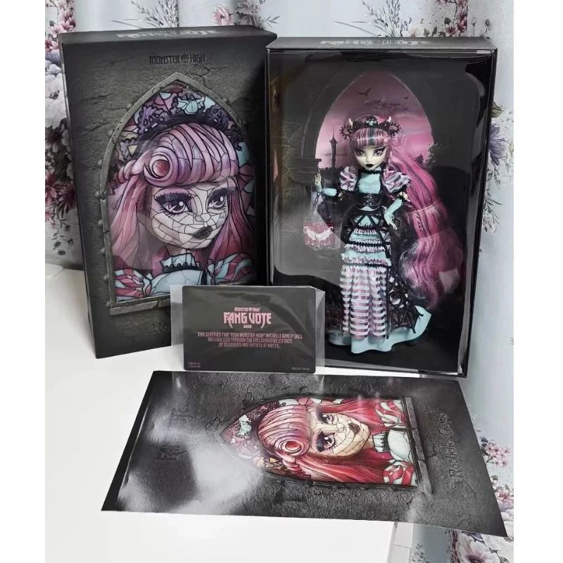 

Monster High Fang Vote Rochelle, коллекционное издание, куклы, милая фигурка, подлинные гарантированные, высокая стоимость, праздничные подарки