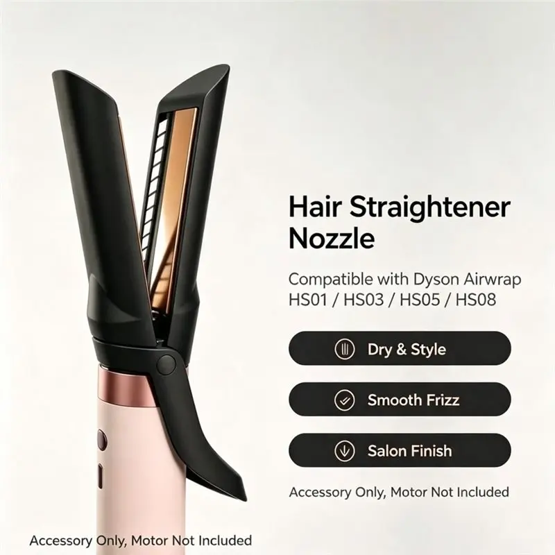 B82B-For Dyson Airwrap Styler HS01 HS05 HS08 Compatible Airflow Nozzle Attachment For Styling Smooth Hair