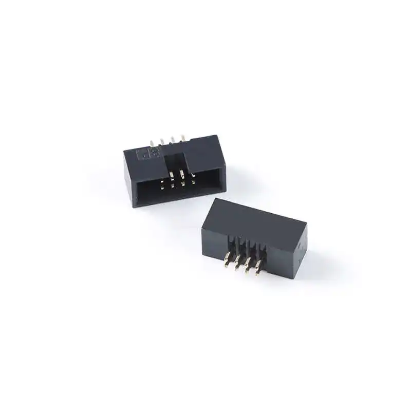 DC3-6/8/10/12/14/16-50P Straight Pin 1.27mm Pitch Simple IDC Socket Connector