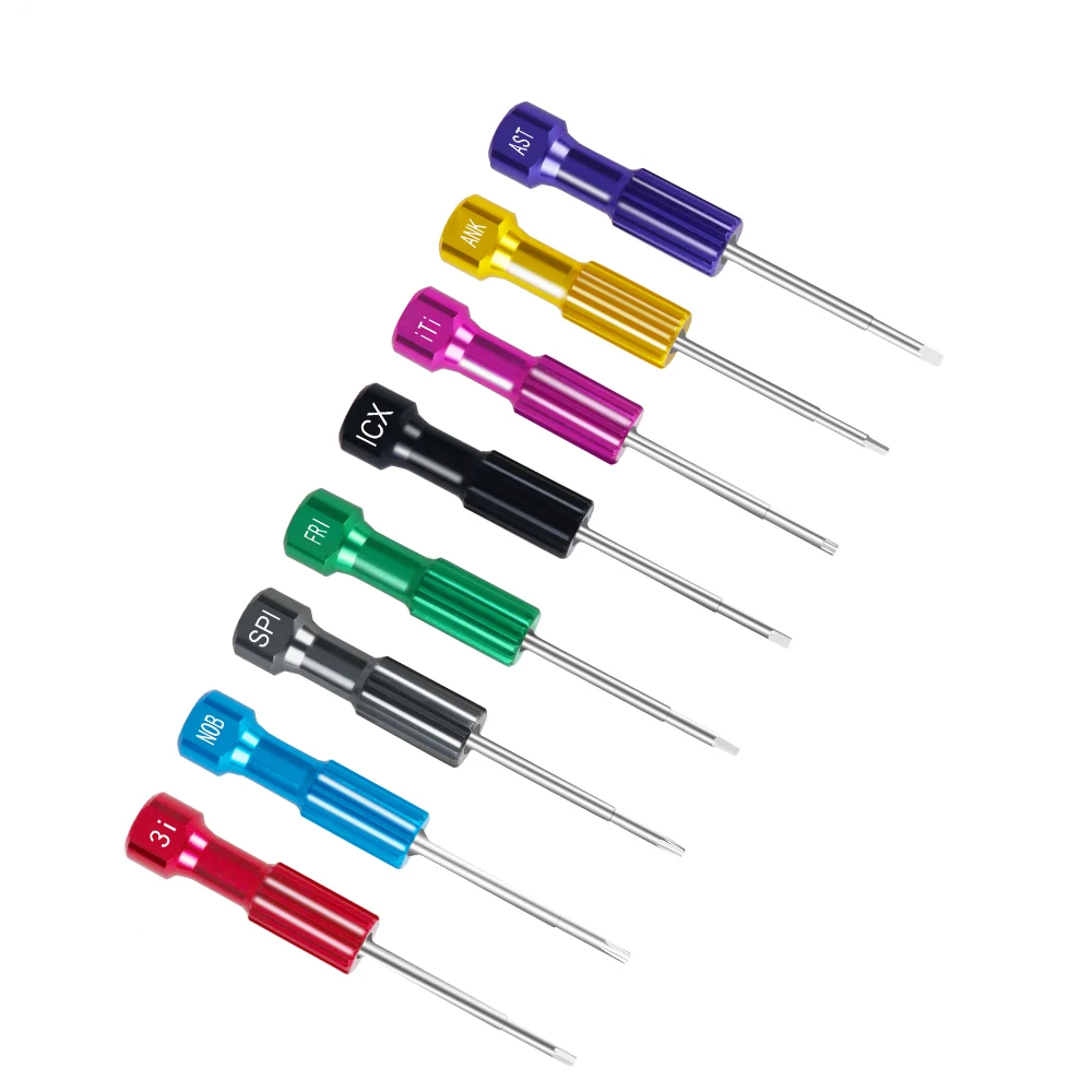 5Pcs Dental Laboratory Stainless Steel Implant Screw Driver Dentistry Tool Kit Micro Screwdriver Dentist Instrument High quality