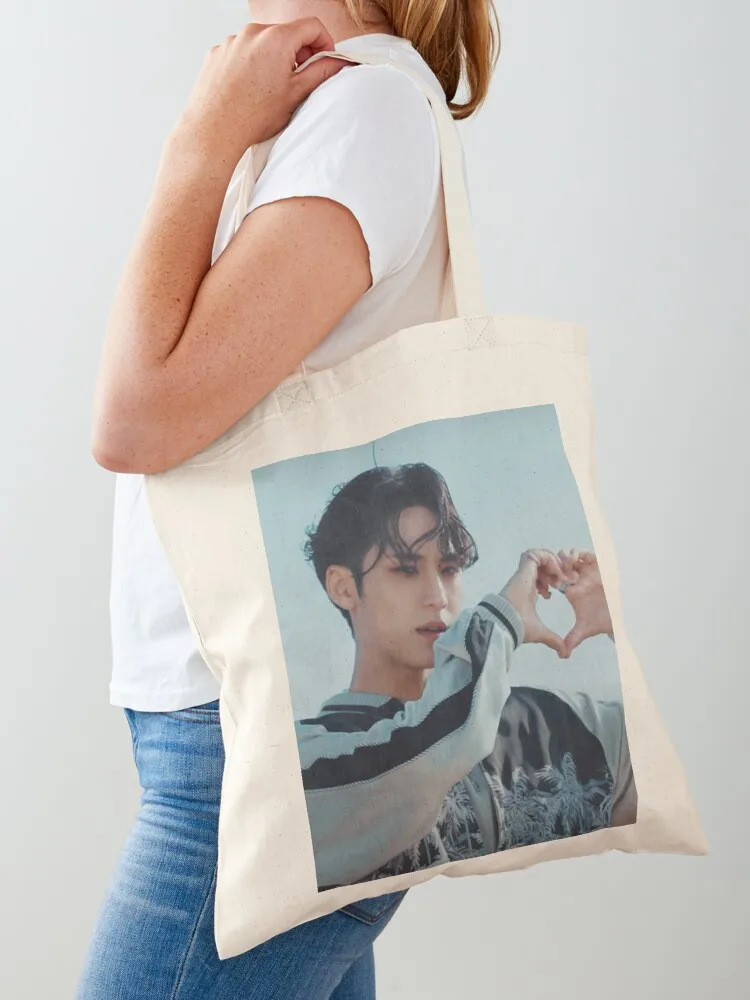 

Mingyu and heart from Hot mv Tote Bag Cloth bag canvas shopping bag tote shopper woman