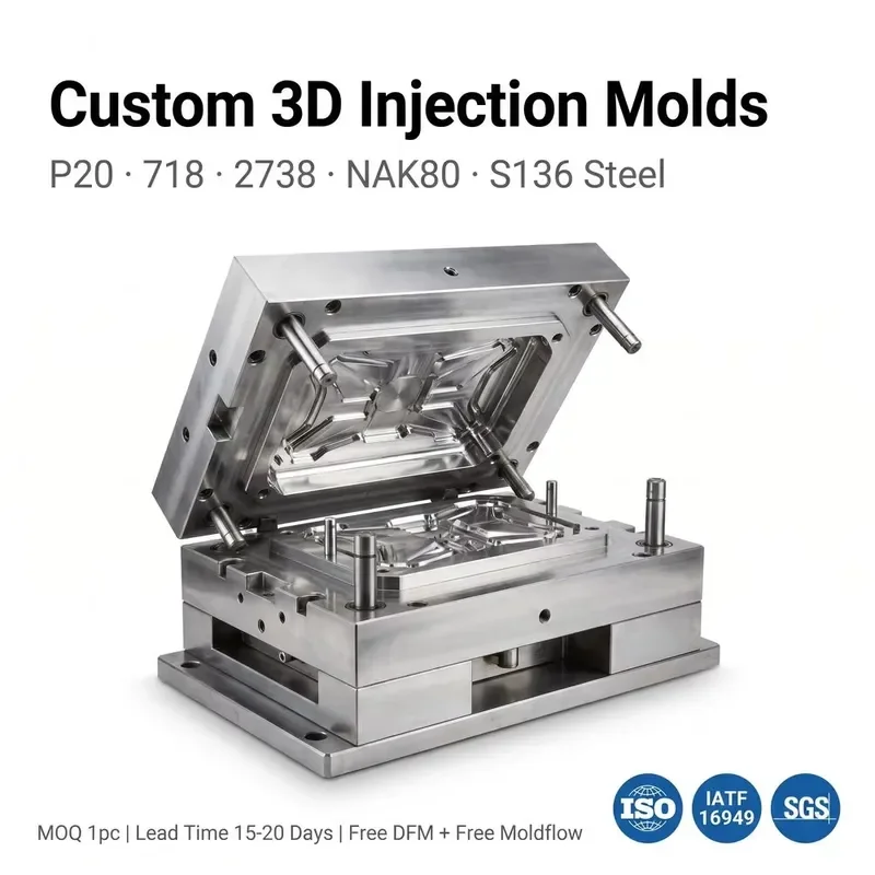Custom 3D Silicone Mold Making Service Precision Industrial Manufacturing OEM Factory Direct Supply for Prototype and Small