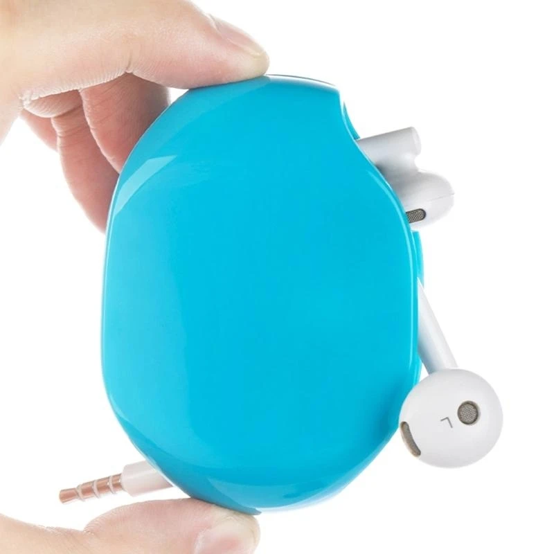  3Pcs Automatic Closing Cable Cord Wire Organization Bobbin Winder Earphone Wrap For Headphone Storage Cable Winder