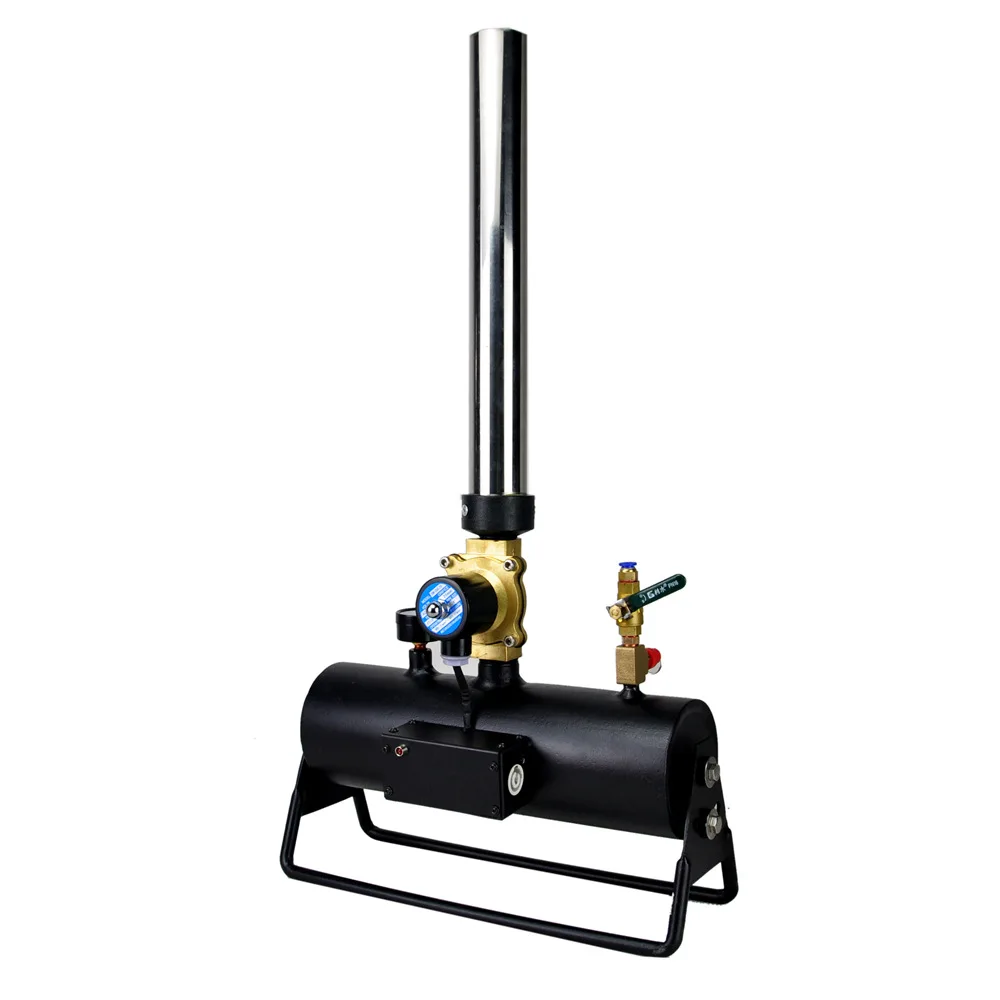 Directly controlled manual high-altitude paper spraying machine with colored paper stainless steel tube compressed air spraying