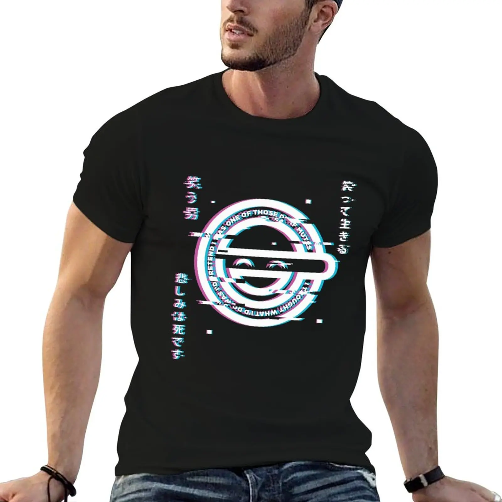 

The Laughing Man - Ghost In The Shell Hacker| Perfect Gift T-Shirt baggy shirts oversizeds oversized t shirts for men