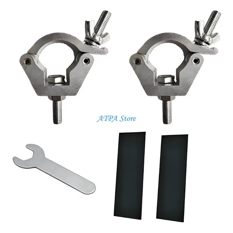 U13C Camping Cart Tow Bar Clamp with Detachable Metal Mount for Hauling