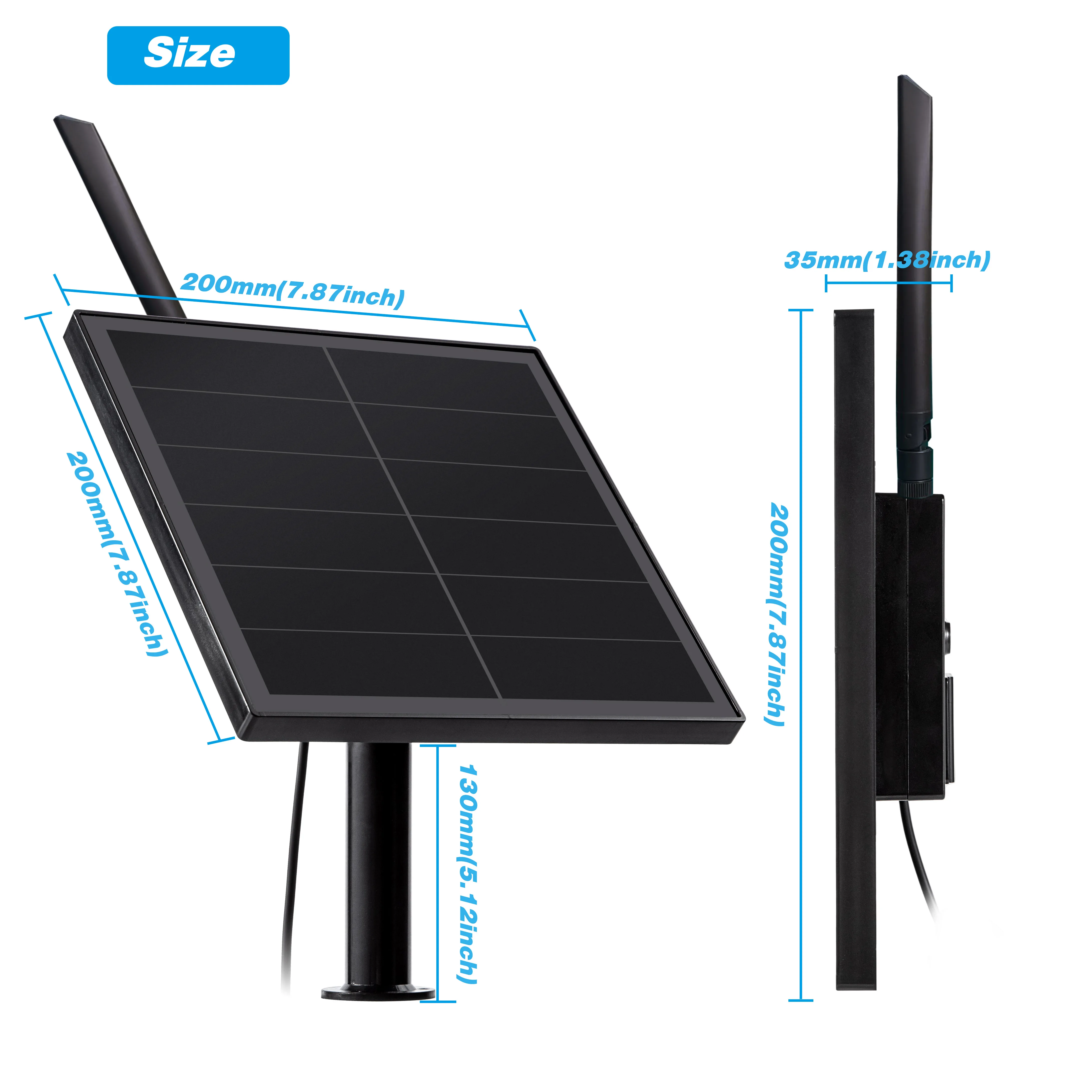 8W 태양광 패널 헬텍 V3 LoRa 노드 868 915MHz LoRaWAN 방수 배터리 설치 원격 지역 네트워크 전송 메쉬스타틱 앱