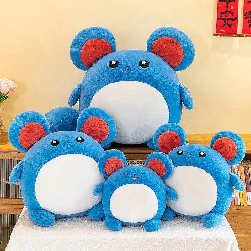 35/55/75cm Azumarill Pokemon Large Plush Toy Anime Doll Cute Giant Pokémon Cute Cartoon Stuffed Plushie Pillow Gift for Children