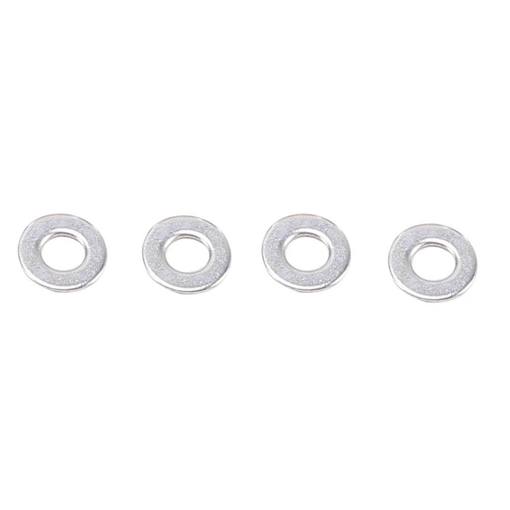 YSUN-8PCS Aluminum Center Lock Nut Metal Wheel Caps Nuts For Axial SCX10 Traxxas TRX4 1/10 RC Crawler Car Parts,Silver