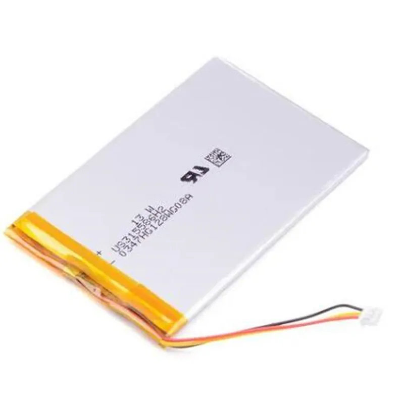 3-Wires 315586 355585 3.7V 2000MAh Li-Polymer Rechargeable Battery For S11ND018A E-book Power Bank Psp DVR