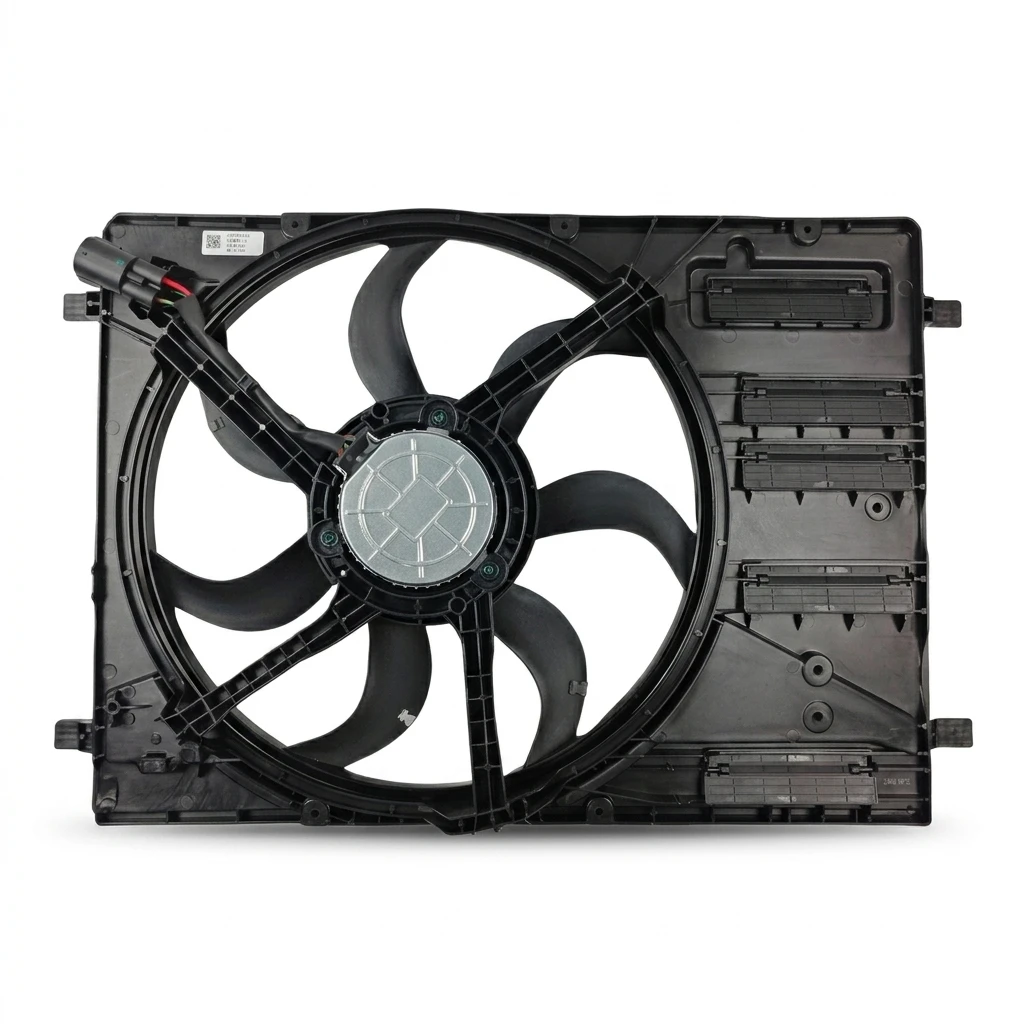 OE JX6T8C607DA Car Cooling Fan Assembly Motor 12V Brushless Auto Parts Replacement for Ford Focus 1.5T 2019