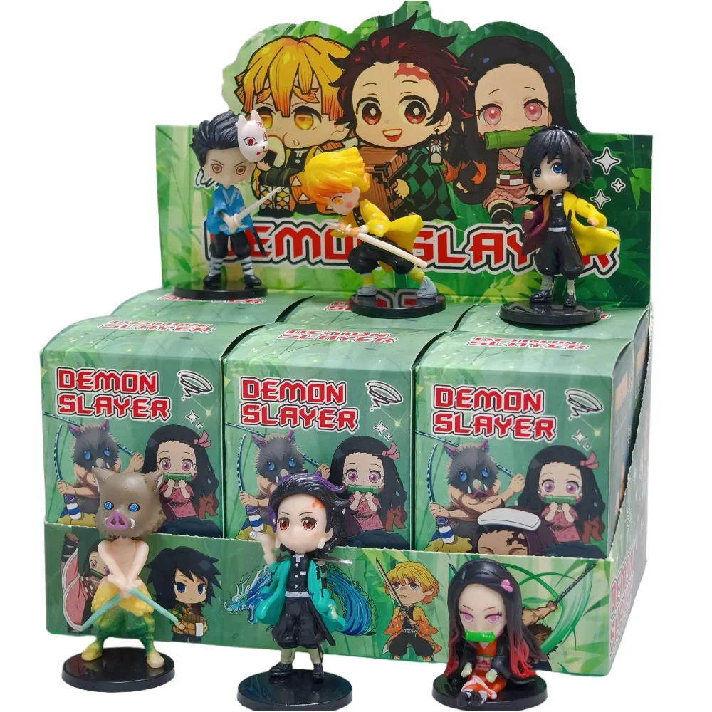 

New Ghost Extinguishing Series Handheld Blind Box Desktop Decoration Ornament Ghost Extinguishing Blade Anime Peripheral Gifts