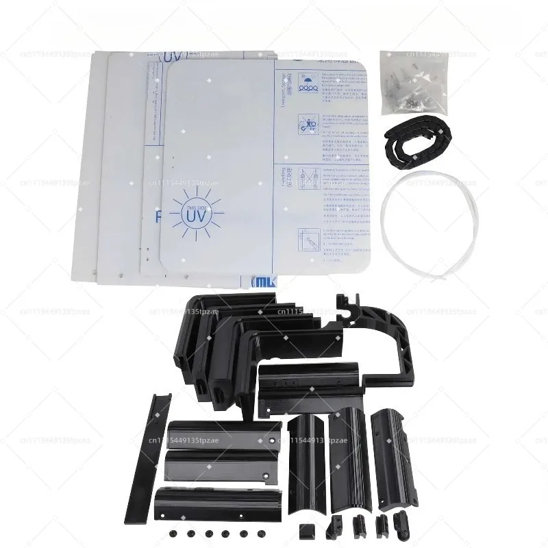3mm Clear Polycarbonate Enclosure Panel Kit, DIY Enclosure with Printed Parts for 3D Printer