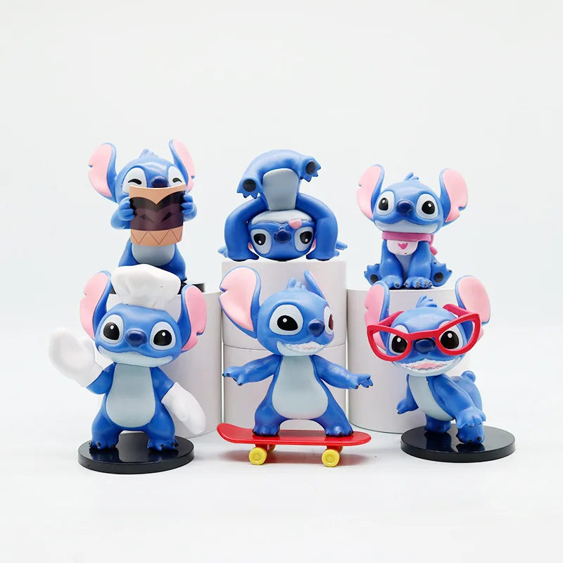 سلسلة غرزة جديدة من التماثيل صندوق أعمى دمية لطيفة سطح المكتب الحلي اللعب صندوق غامض هدايا مفاجأة عيد الميلاد #6