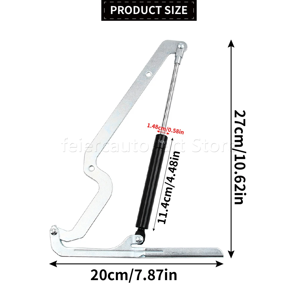 565308 For Keter Hinge Store It Out Max Arc Ace Prem 1150 XL/Elite, WLPS, Heavy Duty Black Hydraulic Piston Lift