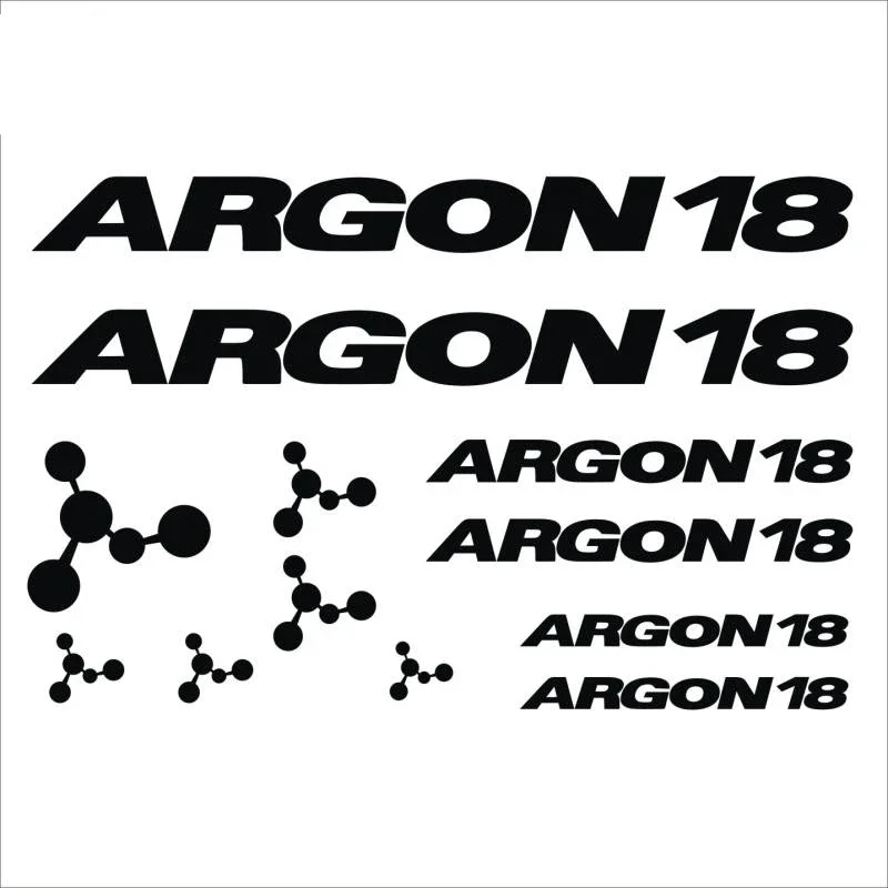 For ARGON 18 Cycling Mtb Road Racing Bike Frame Stickers Cycling Decoration Bike DIY Protection Film KK Decals,38cm