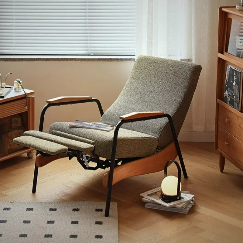 Japanese sofa chair Multifunctional recliner Living room single foldable reclining sleeping balcony Lazy chair Leisure chair