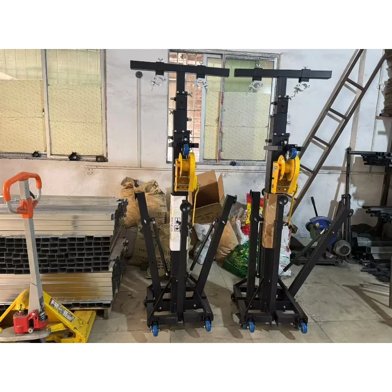 6 meters heavy-duty manual lifting bracket 300kg load-bearing, light truss bracket, lifting tower, speaker line array