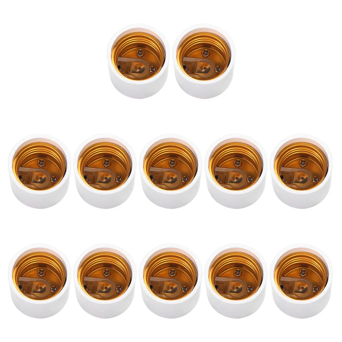 

Набор из 12 адаптеров-переходников для лампочек GU24 на E26/E27, держатели-конвертеры для светодиодных светильников, замена для дома и офиса