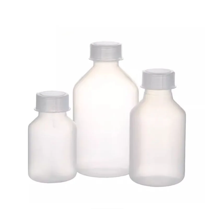 

1PCS GL45 plastic bottle standard mouth reagent bottle 250/500/1000ml wide mouth bottle PP High temperature resistance