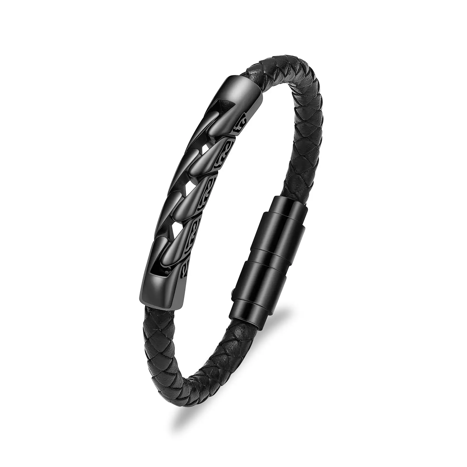 Urn Bracelet for Ashes Leather Cremation Jewelry for Women Men Nordic Viking Keepsake Jewelry Memorial for Bracelet