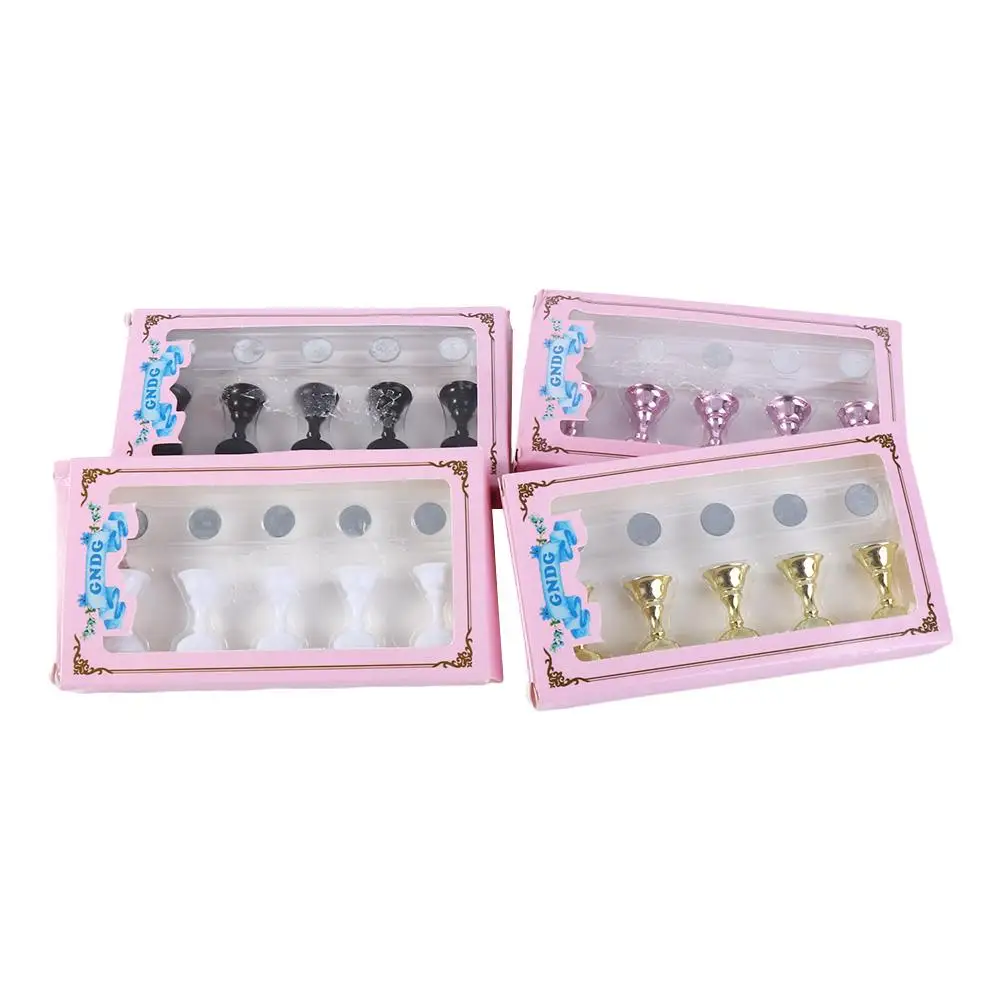 Soporte magnético para manicura, tablero de ajedrez para entrenamiento de uñas, para práctica de manicura