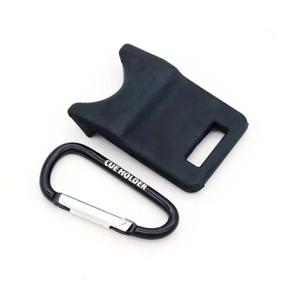 Compact Rubber Billiard Cue Holder Portable Lightweight Snooker Cue Stand Single Slot Practical Cue Support Hook ournament