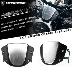 MTKRACING Windshield For HONDA CB300R CB150R 2019-2024 cb300r Motorcycle Windscreen Deflector Extention Kit Windshield Fairing