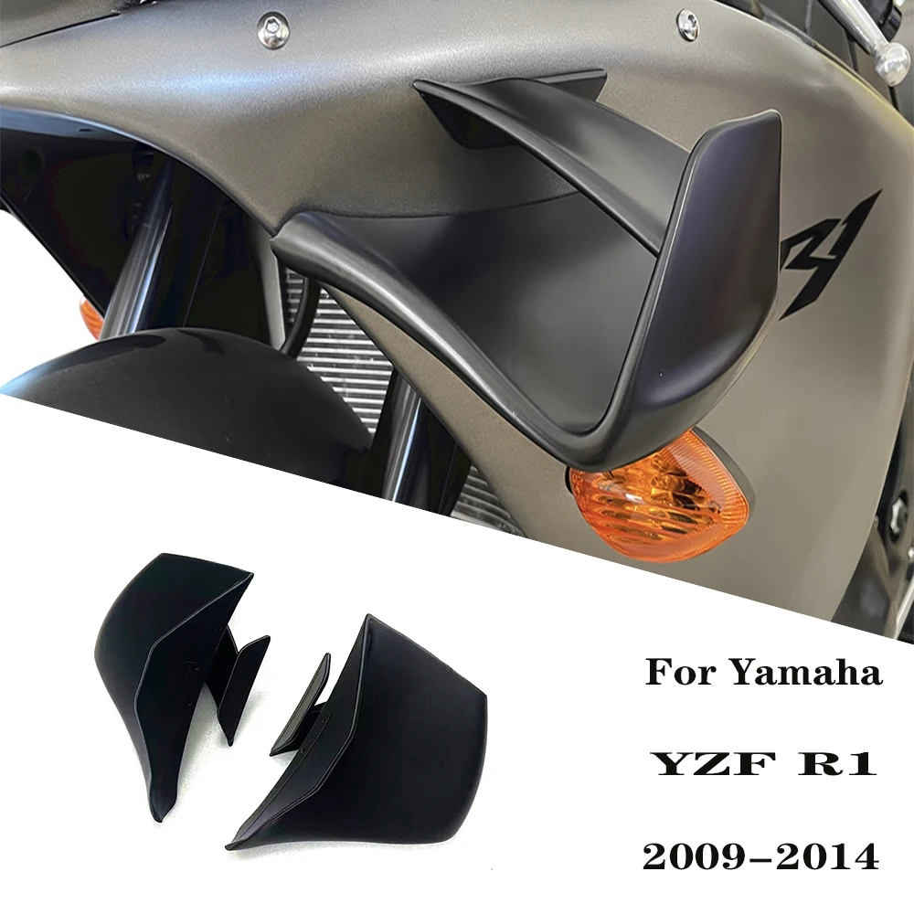 

For Yamaha R1 2009 2010 2011 2012 2013 2014 Motorcycle Spoiler Wing Fixed wing Wing Aerodynamic Winglet Accessorie
