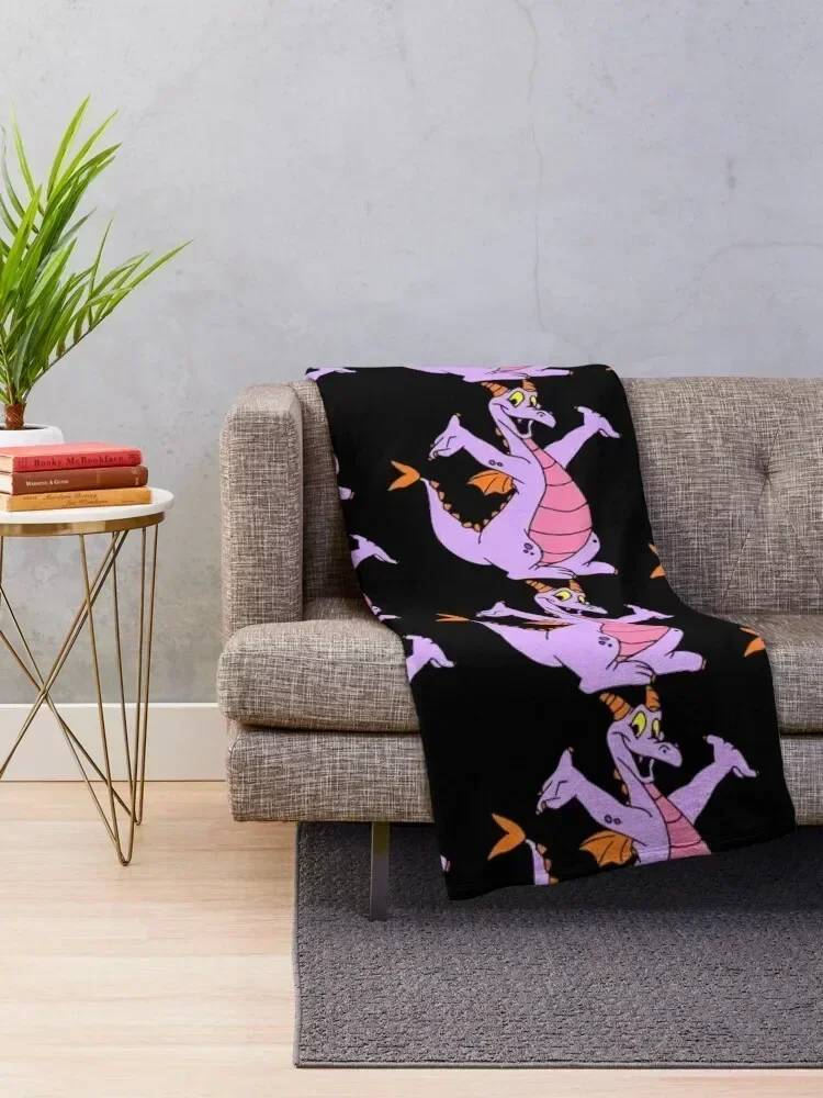 Figment One Little Spark Throw Blanket Designers Sofa Throw Picnic anime Blankets