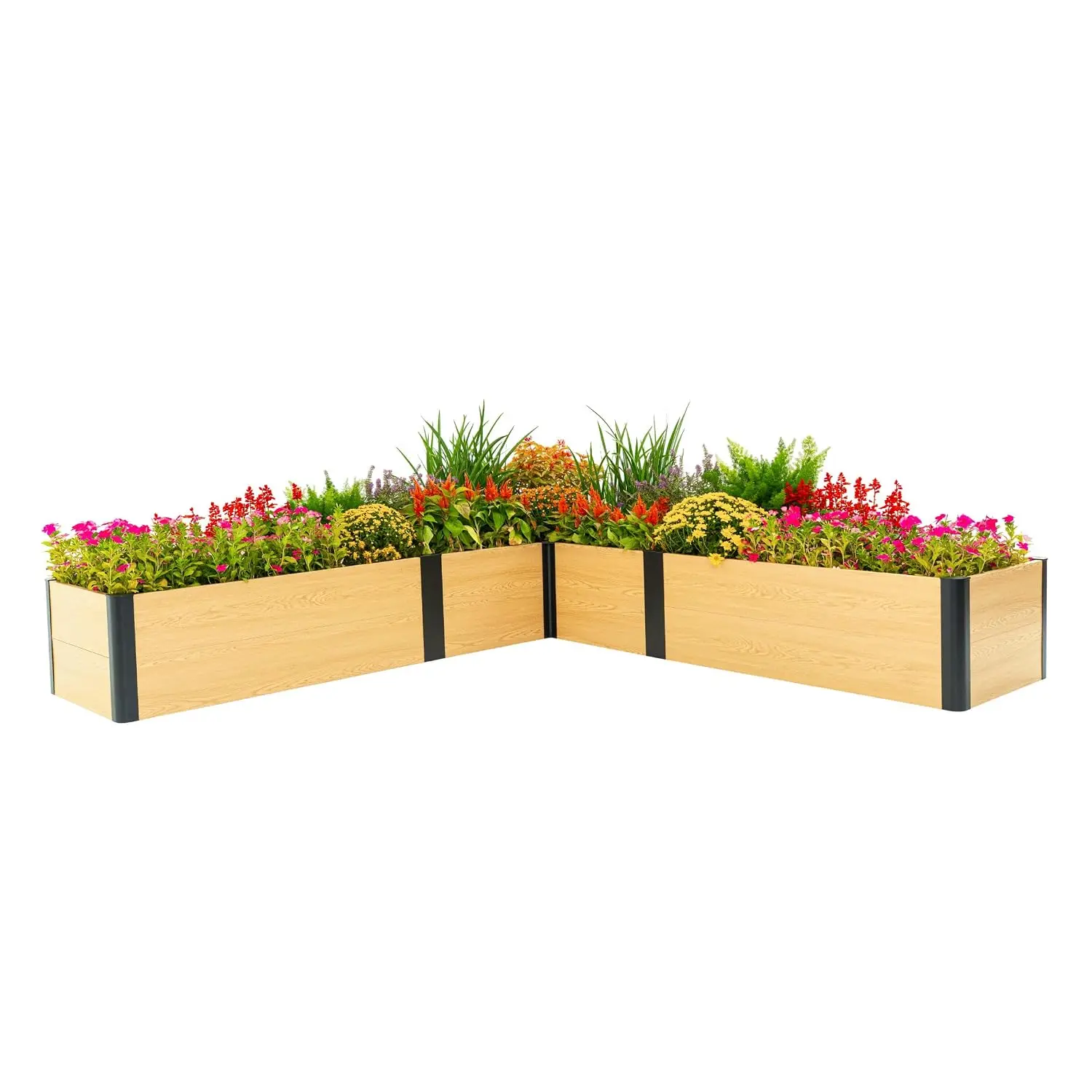Vego garden Woodgrain Series Raised Garden Bed, 16
