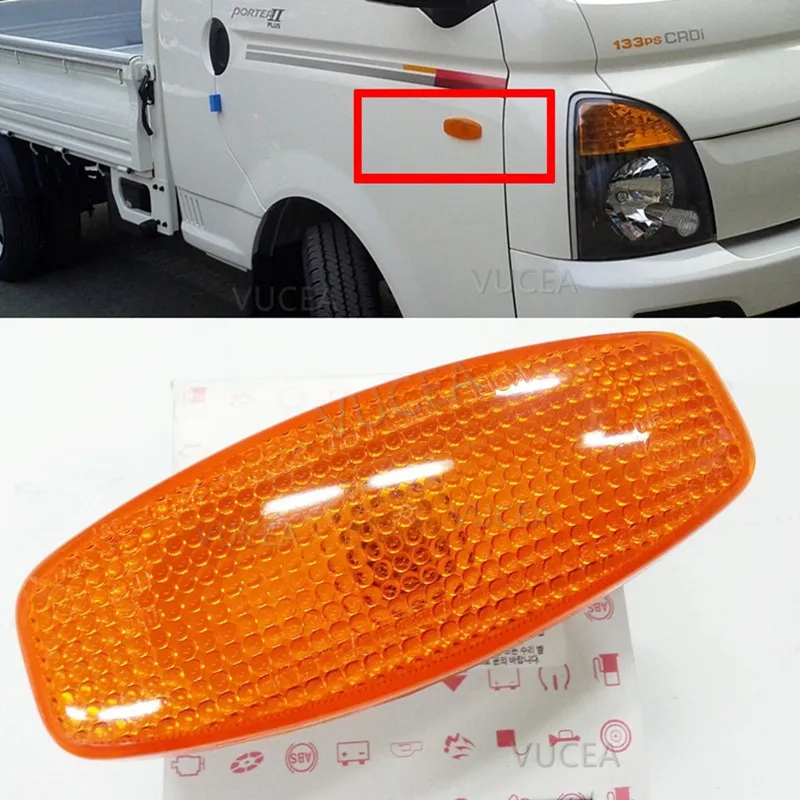 

Side Repeater Signal Lamp Sidemarker For Hyundai Santa Fe H-100 K2500 K2700 K2900 K3000 OEM 9230526000 92305 26000 92305-26000