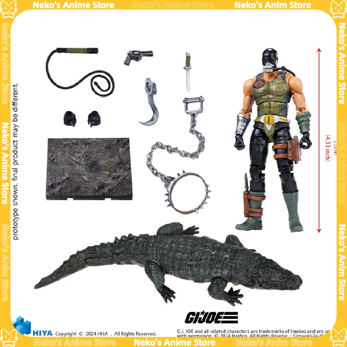 在庫あり HIYA 1/18 4 インチアクションフィギュア絶妙なミニシリーズ G.I.Joe クロックマスター & フィオナアニメギフト男の子のためのコレクション模型玩具