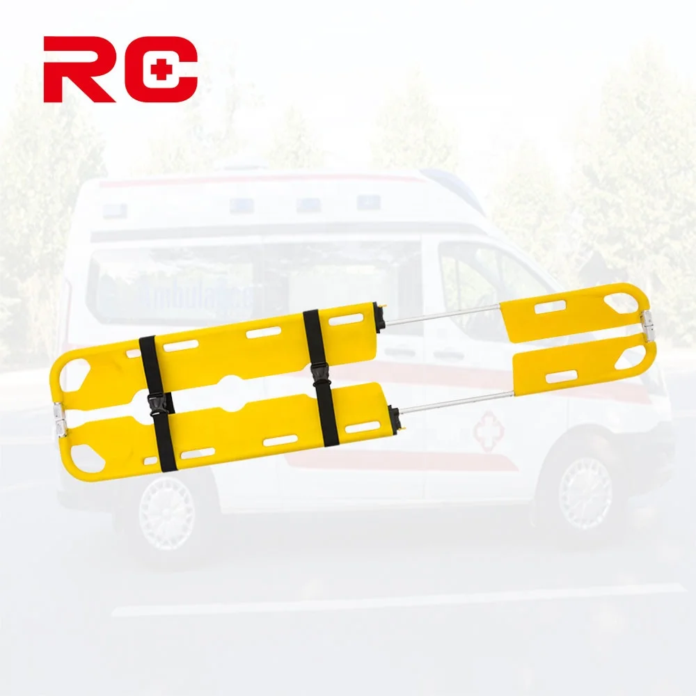 for Manual Floating Plastic Stretcher with Foldable Design for Marine & Mountain Rescue