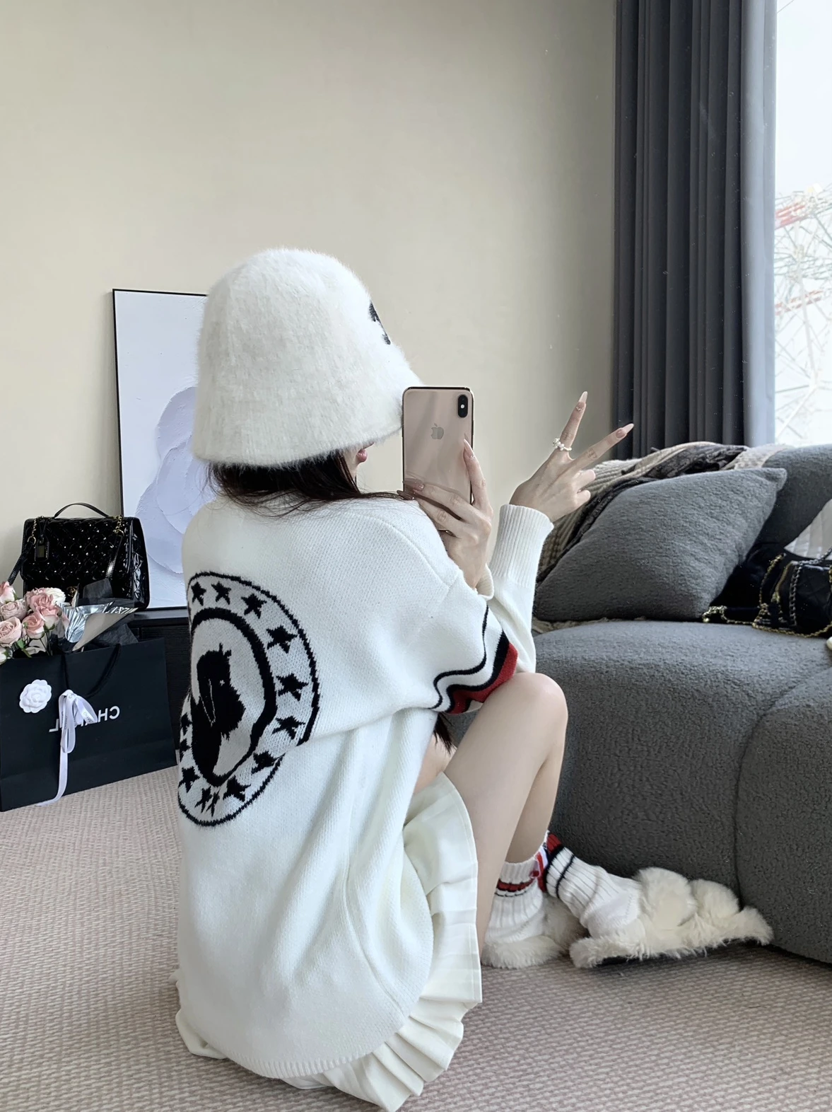 

Вязаный свитер крупной вязки Lazy Sle Pure Desire, универсальный дизайн для осени и зимы, топ малого размера для женщин, для повседневной носки