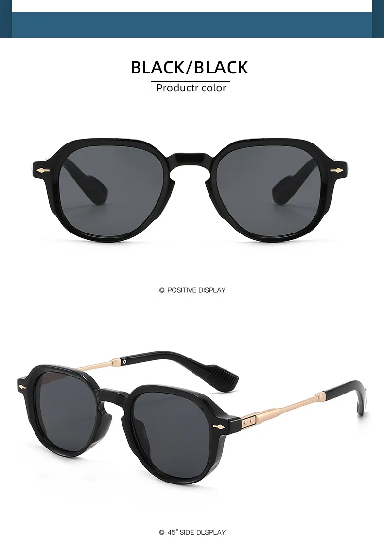 2025 Neue Farbverlauf-Sonnenbrille Unisex Mode Retro UV-Schutz Brillen Vielseitige Outdoor-Eyewear – Detail 15