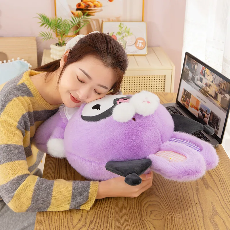 Kawaii Kuromi knuffel My Melody gevulde pop transformeerbaar kussen schattig knuffelspeelgoed voor kinderen meisjes verjaardagscadeau