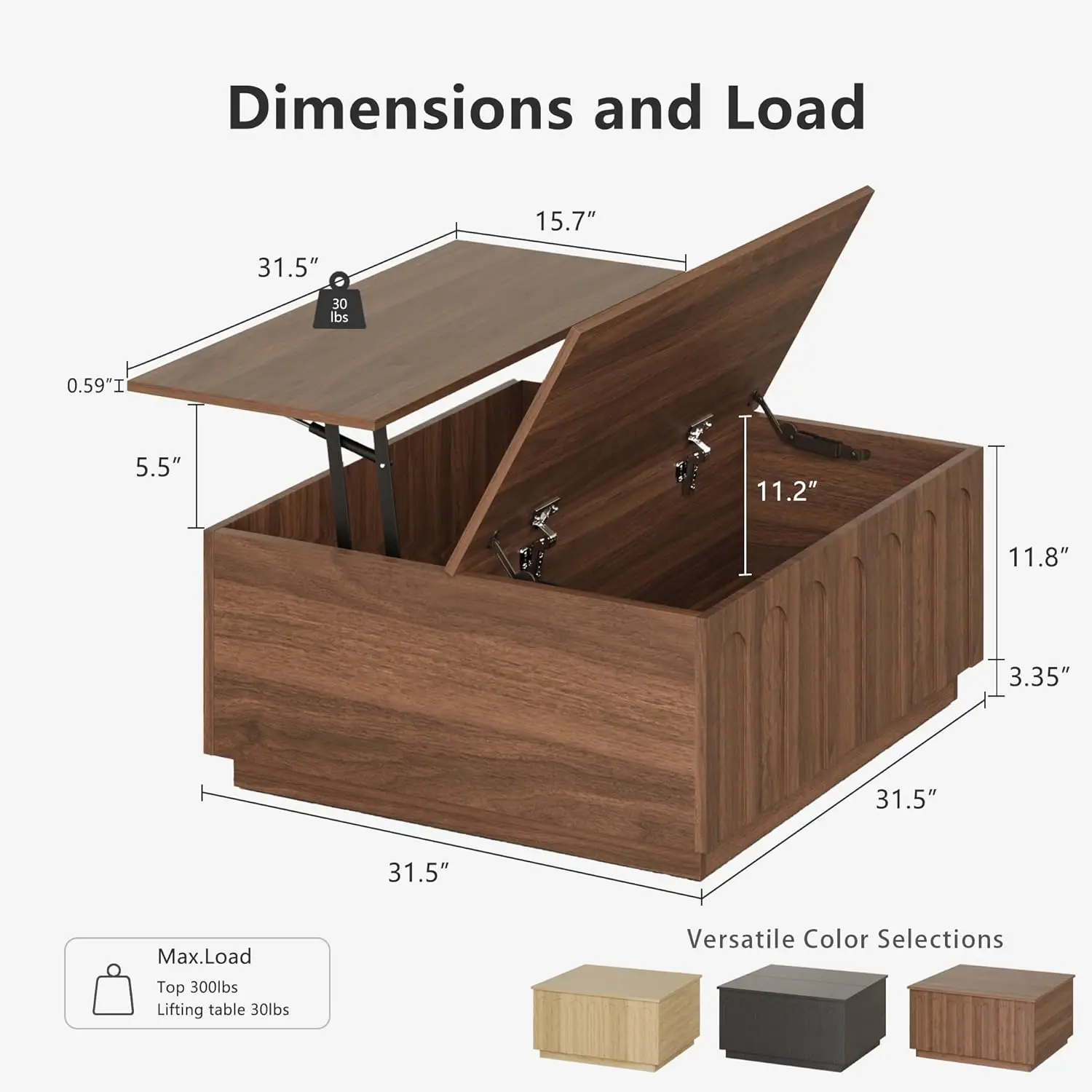 Thumbnail 2 - #4 Trending Lift Top Coffee Tables Right Now